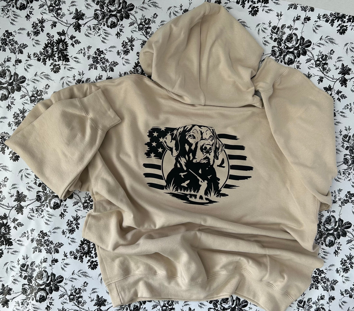 American Labrador Duck Hunting Hooded Soft Style Sweatshirt Variety of Colors