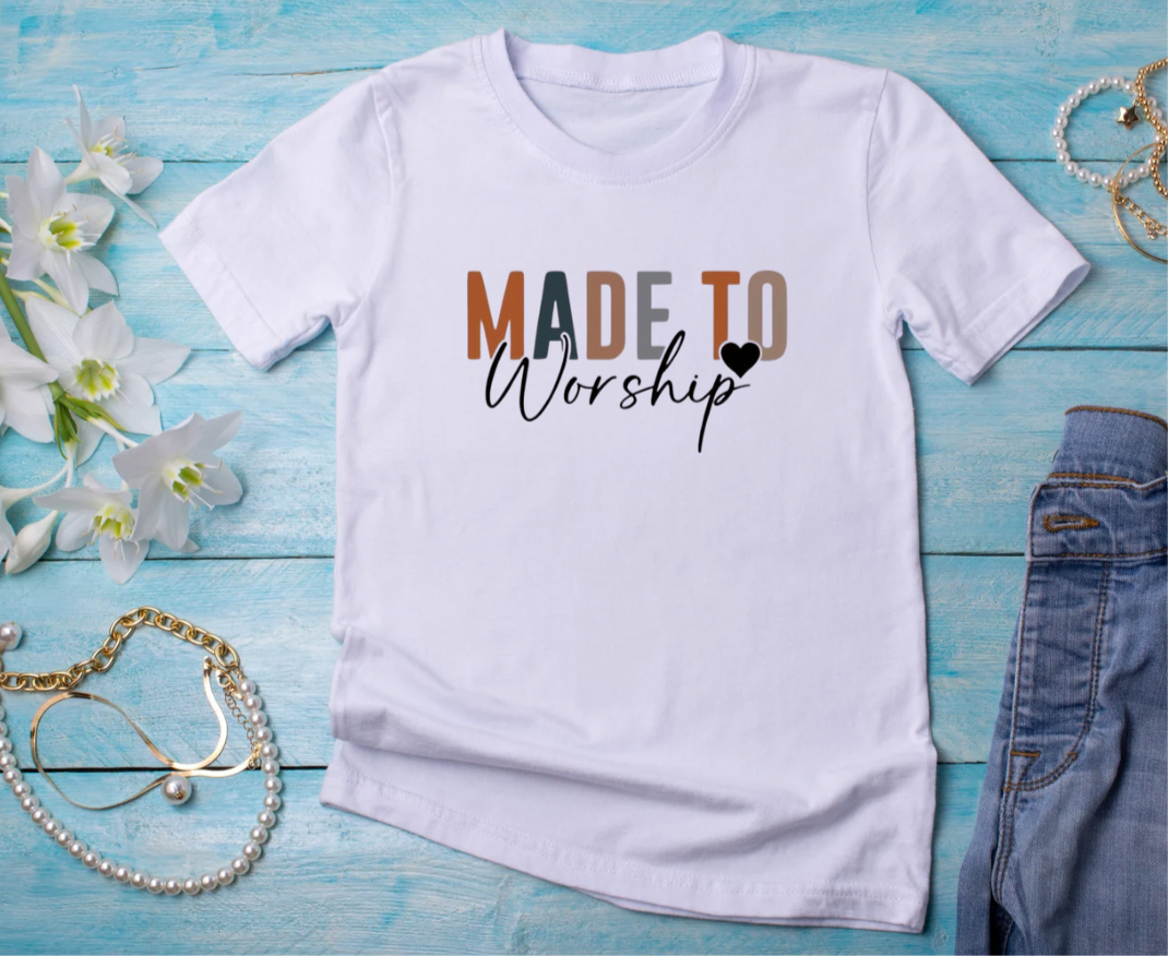 “Made to Worship” T-shirt Softstyle Variety of Colors Available