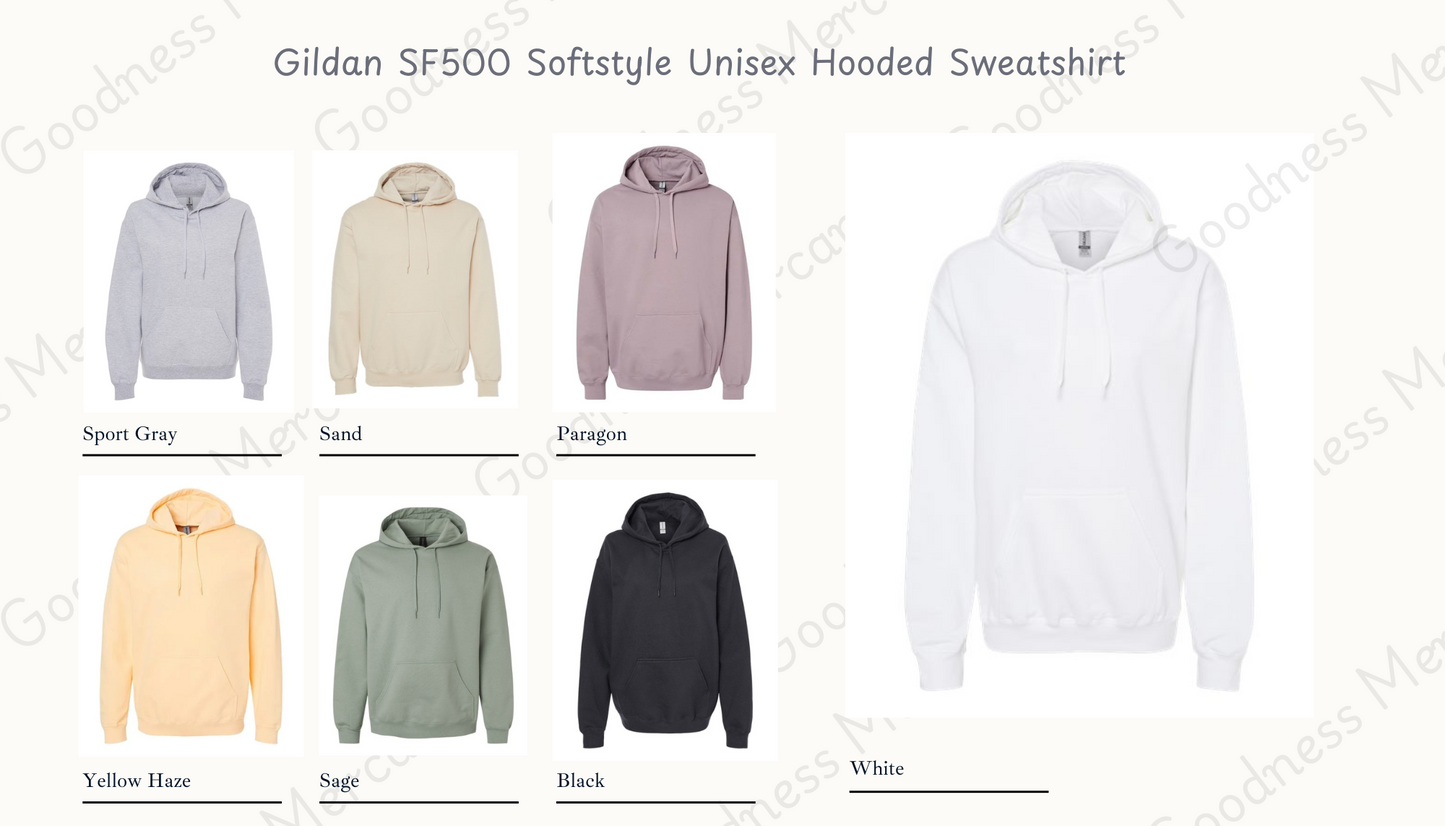 “Faith Over Fear” Hooded Soft Style Sweatshirt Variety of Colors