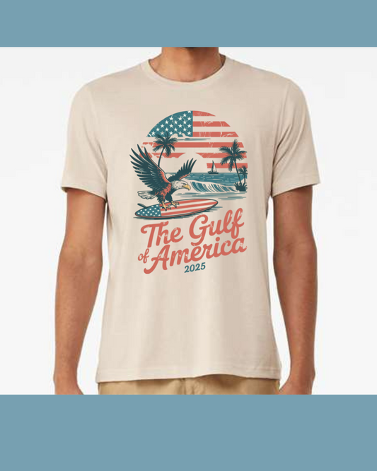 Gulf of America w Eagle Softstyle Unisex T-shirt